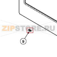Set screw #10 x .25 Menumaster RCS511-P1327809M