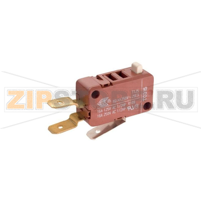 Микропереключатель 250 В/AC, 16 А, 1 x вкл/вкл, без фиксации, 1 шт Marquardt 1080.0403 