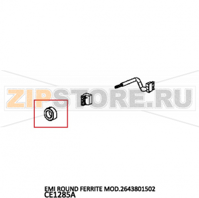 Emi round ferrite MOD.2643801502 Unox XVC 305E Emi round ferrite MOD.2643801502 Unox XVC 305EЗапчасть на деталировке под номером: 7Название запчасти на английском языке: Emi round ferrite MOD.2643801502 Unox XVC 305E