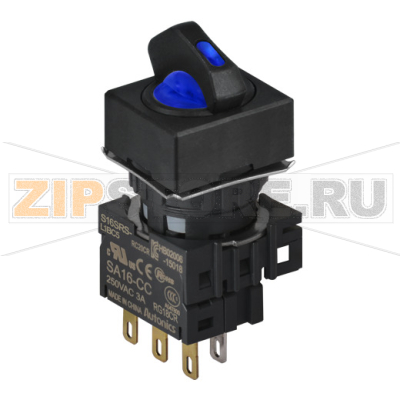 Переключатель селекторный, Ø отверстия: 16 мм Autonics S16SRS-L6BC12 
