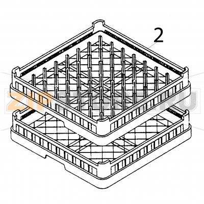 Dish basket CP-16/18 Fagor FI-100 Dish basket CP-16/18 Fagor FI-100Запчасть на деталировке под номером: 2Название запчасти Fagor на английском языке: Dish basket CP-16/18 FI-100.