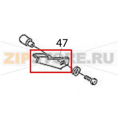 Label guide lever Sato HR224 TT Label guide lever Sato HR224 TTЗапчасть на деталировке под номером: 47Название запчасти на английском языке: Label guide lever Sato HR224 TT.