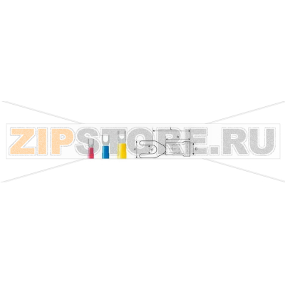 Наконечник вилочный 4x6 мм², Ø=5.3 мм, желтый, 100 шт Weidmüller 9200420000 