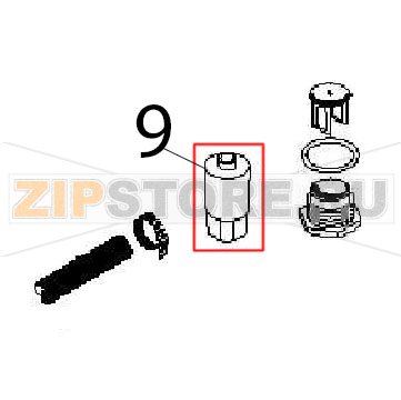 Sound reduc. connector Angelo Po FM611E1 Sound reduc. connector Angelo Po FM611E1Запчасть на деталировке под номером: 9