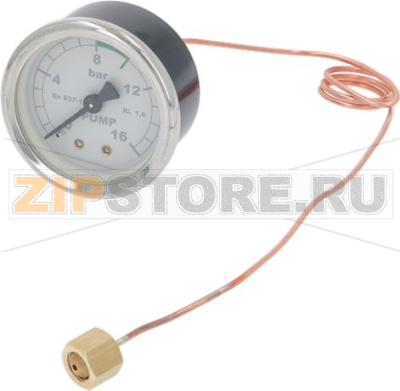 BOILER PRESSURE GAUGE ø 52 mm 0÷16 bar 