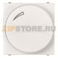 Механизм электронного поворотного светорегулятора 60-400 Вт, двухмодульный, альпийский белый ABB 2CLA226020N1101