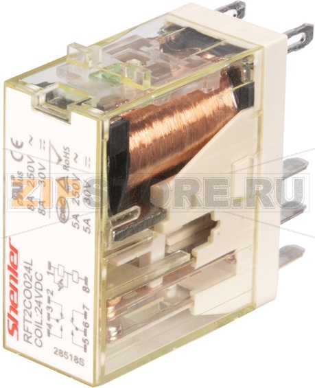 Реле промежуточное 8 A, 12 В/DC, 2CO Shenler RFT2CO012 