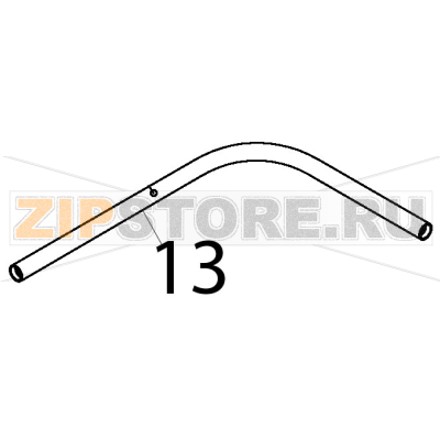 Pipe 4x7 Silanos E1000 Pipe 4x7 Silanos E1000Запчасть на деталировке под номером: 13