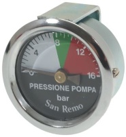 MANOMETRO POMPA 0÷16 bar ø 43 mm