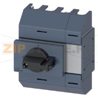 Разъединитель 32A, типоразмер 01, 4-пол.фронт.управл.мех. центр Complete unit with direct operating mechanism gray рамочные клеммы Siemens 3KD0242-2KG20-3