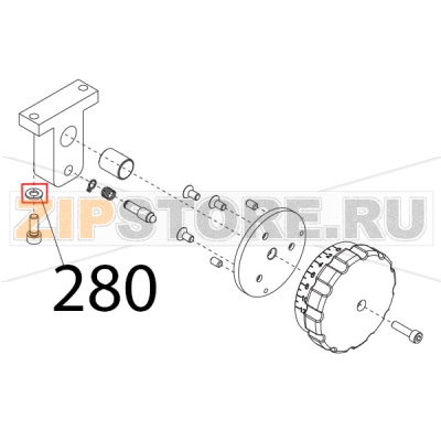 Rondella piana DIN125, D6 Sirman Anniversario 300 Rondella piana DIN125, D6 Sirman Anniversario 300Запчасть на деталировке под номером: 280