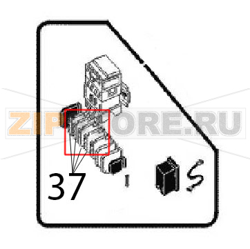 Live terminal Angelo Po FC241G Live terminal Angelo Po FC241GЗапчасть на деталировке под номером: 37