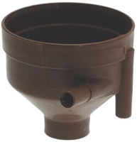 ВОРОНКА ДЛЯ СЫПУЧИХ ПРОДУКТОВ, КОРИЧНЕВАЯ