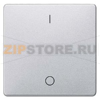 DELTA I-SYSTEM АЛЮМИНЕВЫЙ МЕТАЛЛИК ВЫКЛЮЧАТЕЛЬ 1 КЛАВИША С O/I СИМВОЛАМИ 55X55MM Siemens 5TG6242