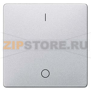 DELTA I-SYSTEM АЛЮМИНЕВЫЙ МЕТАЛЛИК ВЫКЛЮЧАТЕЛЬ 1 КЛАВИША С O/I СИМВОЛАМИ 55X55MM Siemens 5TG6242 