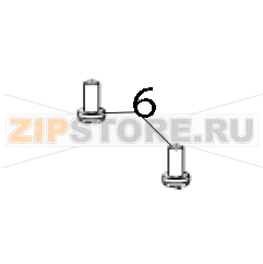 Screw, TP3*6, MOQ 50 pcs TSC TDP-225 Screw, TP3*6, MOQ 50 pcs TSC TDP-225Запчасть на деталировке под номером: 6