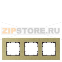 DELTA MIRO РАМКА 3-МЕСТН. ОКСИДНЫЙ ЖЕЛТЫЙ Siemens 5TG1123-3