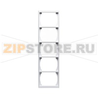 Рамка пятиместная, белая ABB 2TKA000430G1