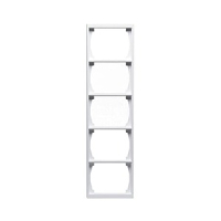 Рамка пятиместная, белая ABB 2TKA000430G1