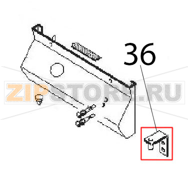 Upper hinge ass. y Angelo Po 0G1CP1E Upper hinge ass. y Angelo Po 0G1CP1EЗапчасть на деталировке под номером: 36