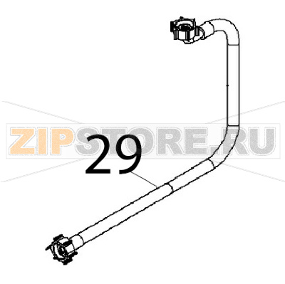 Tubo alim. rubin. Angelo Po BX61E Tubo alim. rubin. Angelo Po BX61EЗапчасть на деталировке под номером: 29