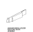 Washed metal holder for cool door Unox XV 303G 