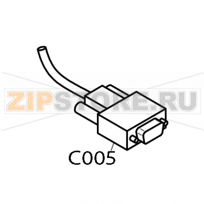 Connecting cable between control module and operating module Convotherm OES 6.10 Connecting cable between control module and operating module Convotherm OES 6.10Запчасть на деталировке под номером: C005
