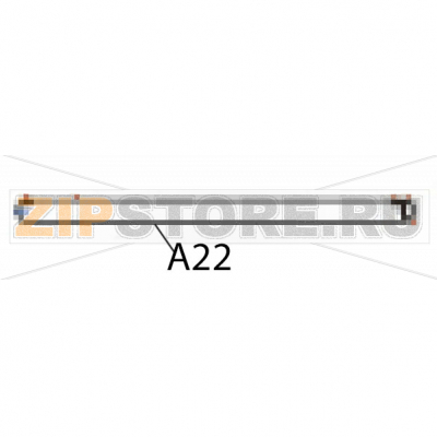 Ribbon shield shaft Godex EZ-2200 plus Ribbon shield shaft Godex EZ-2200 plusЗапчасть на деталировке под номером: A-22Название запчасти Godex на английском языке: Ribbon shield shaft EZ-2200 plus.
