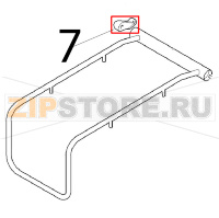 Supporto cerniera SX Angelo Po 1G1BR1E