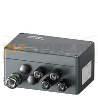 SIWAREX DB digital junction box 4 channels die-cast aluminum enclosure for connection of strain gauge load cells/full bridges (1-4mV/V) to SIWAREX weighing electronics type of protection: IP66 dimensions: 100 x 160 x 81 mm Approvals: UL US/C Siemens 7MH50