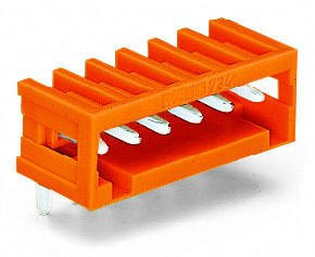 MCS MINI Вилка THT; 1.0 x 1.0 mm solder pin; угловые; 100% защита от неправильного подсоединения; Шаг контактов 3,81 мм; 12-пол.; оранжевые Wago 734-272 Сечение контактов 1 x 1 мм позволяет проводить ток до 10 A100% защита от неправильного подсоединенияВозможны варианты кодировки...