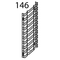 Level 6  rod grid holder Tecnoinox EFC06M
