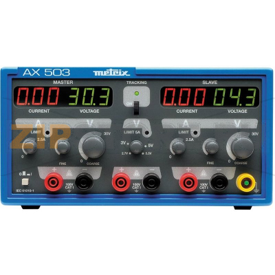 Блок питания лабораторный, регулируемый, 0-30 В/DC, 0-2.5 А Metrix AX 503F 