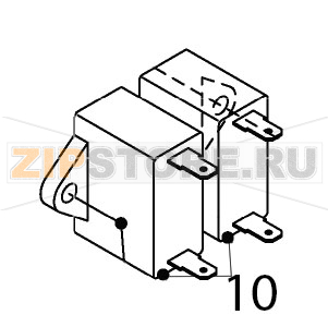 Capacitor Hoshizaki IM-65NE Capacitor Hoshizaki IM-65NEЗапчасть на деталировке под номером: 10