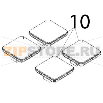Electric plate Angelo Po 1G1PE2EV Electric plate Angelo Po 1G1PE2EVЗапчасть на деталировке под номером: 10