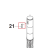 Key B8x7x20  Bear Varimixer AR40 VL-1S                                                                              