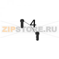 Self-tapping screw-TP2xL8/ round/ ZN-W TSC Alpha-40L (R)