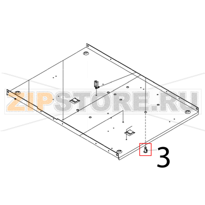 Pin Hoshizaki IM-65NE Pin Hoshizaki IM-65NEЗапчасть на деталировке под номером: 3