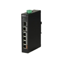 Коммутатор неуправляемый, 4 порта Dahua DH-PFS3106-4ET-60
