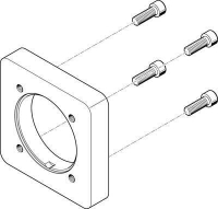 Фланец электродвигателя Festo EAMF-A-95A-140A