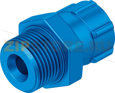 Штуцер резьбовой с накидной гайкой Festo CK-1/4-PK-4 