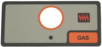 TARGA PER VALVOLA GAS ARANCIO