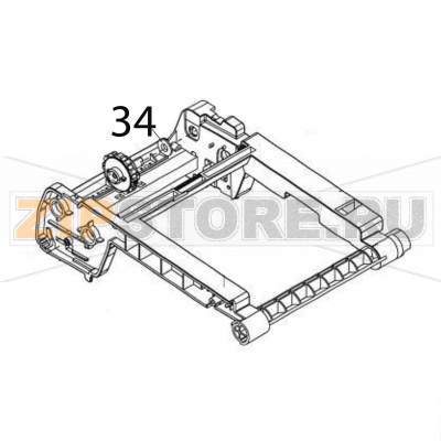 Ribbon bush (R) Sato CG408TT Ribbon bush (R) Sato CG408TTЗапчасть на деталировке под номером: 34Название запчасти на английском языке: Ribbon bush (R) Sato CG408TT.