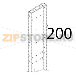 M. Frame tilting bratt-pan Angelo Po 1G1BR1G M. Frame tilting bratt-pan Angelo Po 1G1BR1GЗапчасть на деталировке под номером: 200