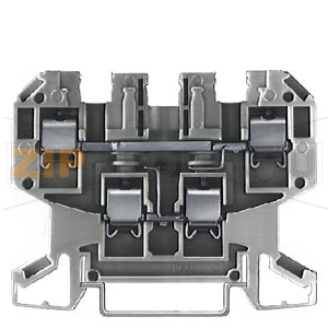 КЛЕММА ТЕРМОПЛАСТИКОВАЯ 2-Х УРОВНЕВАЯ ДИОДНАЯ РАЗМЕР 4 6,5ММ  32/1A 250В (1-2,3-4) Siemens 8WA1011-6EG22 
