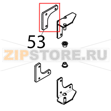 Spessore cerniera Tecnoeka KF 966 D AL UD Spessore cerniera Tecnoeka KF 966 D AL UDЗапчасть на деталировке под номером: 53
