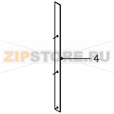 Junta lateral Fagor FI-160 Junta lateral Fagor FI-160Запчасть на деталировке под номером: 4Название запчасти Fagor на английском языке: Junta lateral FI-160.