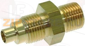 ПАТРУБОК Ø 1/8"M-1/8"M С КОРПУСОМ 