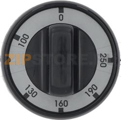 ЧЕРНАЯ РУЧКА Ø 75 ММ 100-250°C 