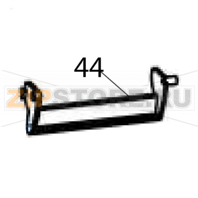 Label path plate Godex RT230 Label path plate Godex RT230Запчасть на деталировке под номером: 44Название запчасти Godex на английском языке: Label path plate RT230.